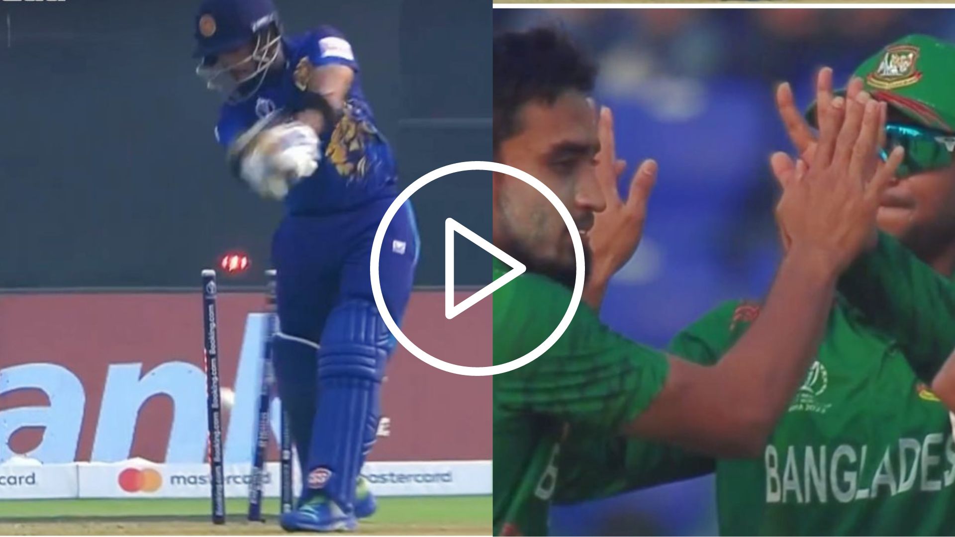 [Watch] Tanzim Hasan Sakib ‘Dismantles’ Pathum Nissanka With ‘Fiery’ Delivery